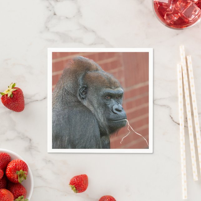 Resilient Gorilla Mother Napkin (Insitu)