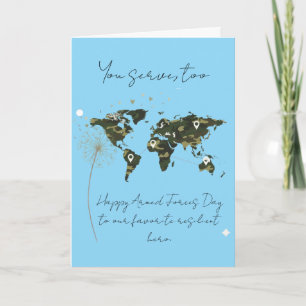 Resilient Military Child Armed Forces Day Card