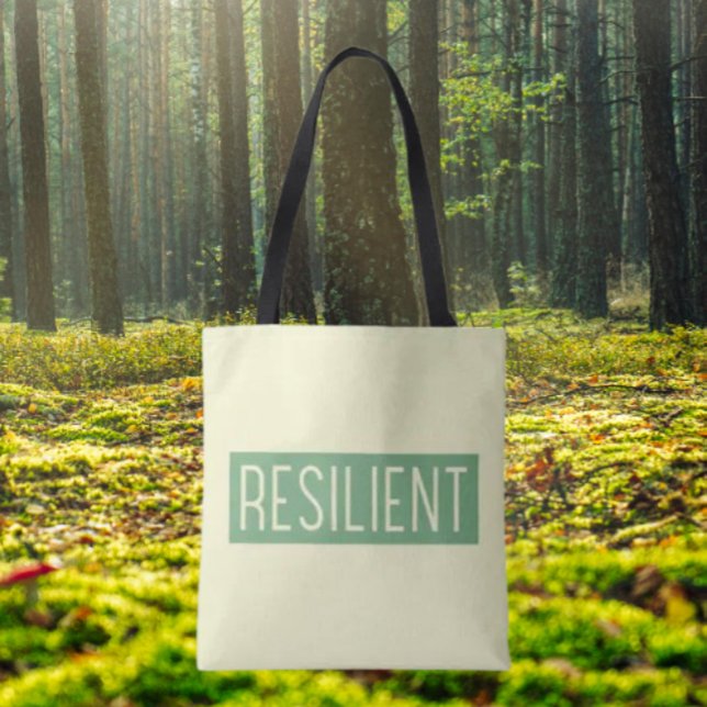 RESILIENT Tote Bag –Carry Your Strength Everywhere (Creator Uploaded)