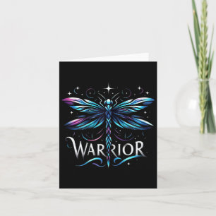 Resilient Warrior Dragonfly Suicide Prevention Awa Card
