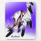 Resilient woman via eagle feathers mouse pad