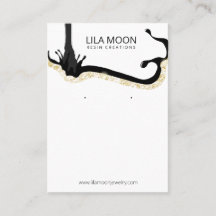 Resin Themed Earring Cards