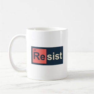 Resist 47 Anti Trump Periodic Table Element Coffee Mug