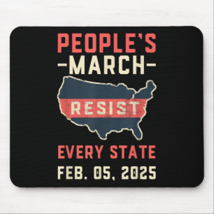 Resist Across America Stop Trump Mouse Mat