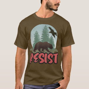 Resist ALT US National Parks Bear Save The Nationa T-Shirt