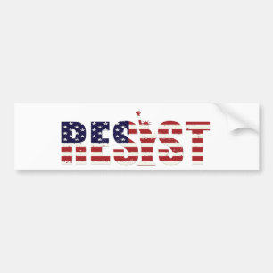 Resist Anti-Trump Resistance Freedom Bumper Sticker