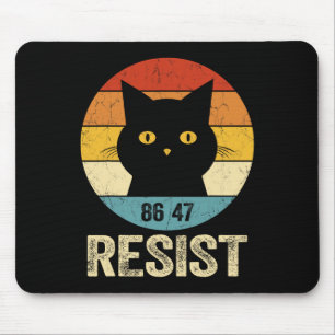 Resist Anti Trump Tee Retro Resist Anti Trump Cat Mouse Mat