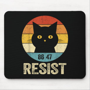 Resist Anti Trump Tee Retro Resist Anti Trump Cat  Mouse Mat