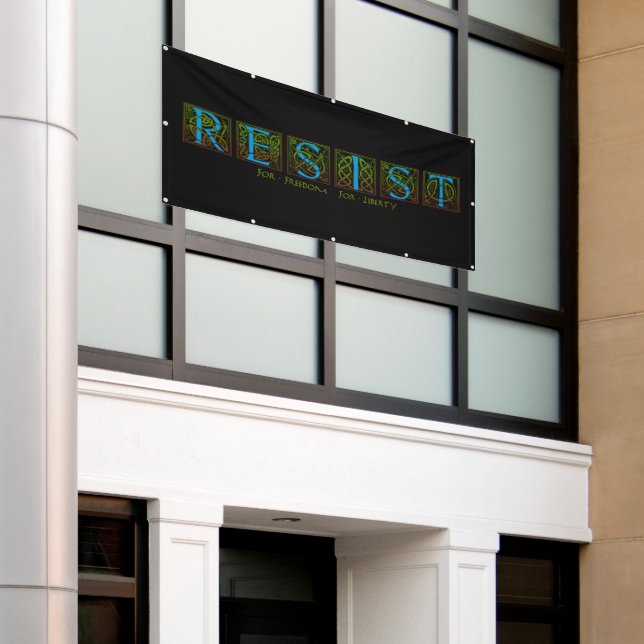 Resist Banner (Outside Building)