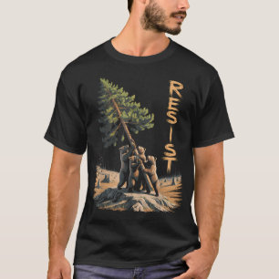 Resist Bear Alt Us National Park Conservation T-Shirt