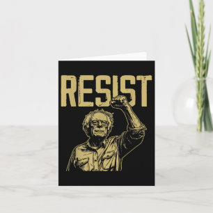 Resist Bernie Sanders Freedom Us National Service Card