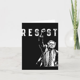 Resist Bernie Sanders Freedom Us National Service Card