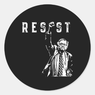 Resist Bernie Sanders Freedom Us National Service Classic Round Sticker