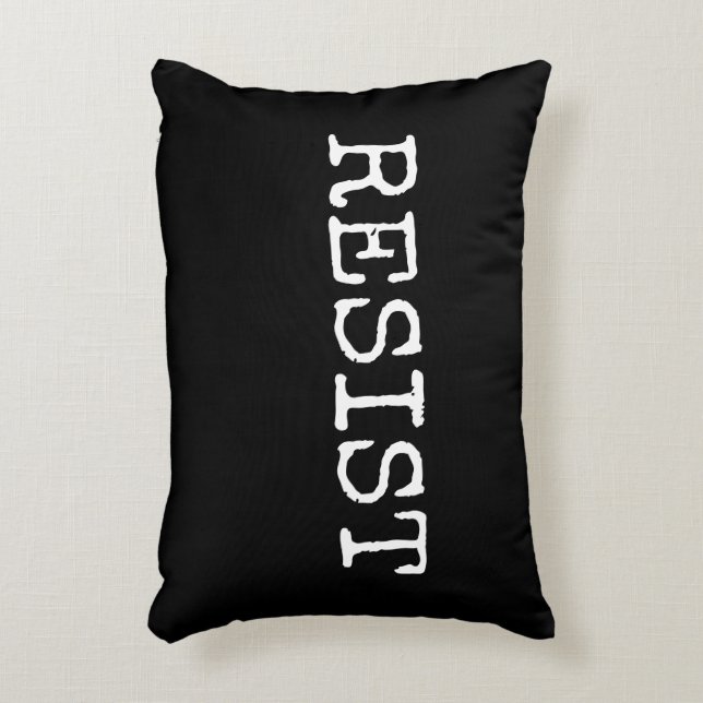 RESIST black pillow (Front(Vertical))