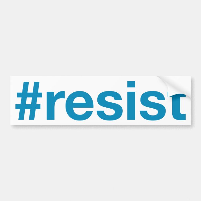 #resist bumper sticker (Front)