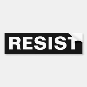 RESIST BUMPER STICKER