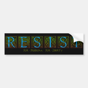 Resist Bumper Sticker