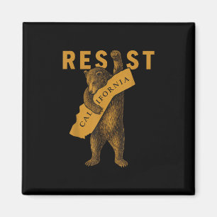 Resist California Bear Magnet