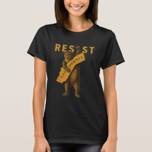 Resist California Bear  T-Shirt