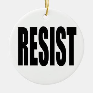 RESIST CERAMIC TREE DECORATION