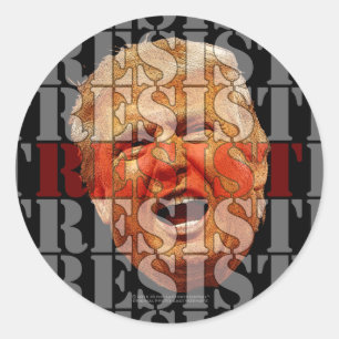 RESIST CLASSIC ROUND STICKER