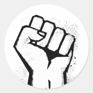 RESIST CLASSIC ROUND STICKER