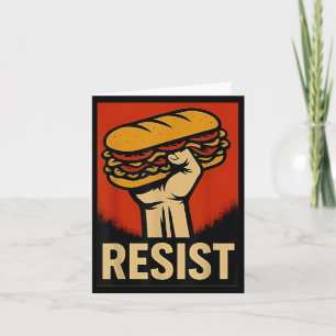 Resist Dc Sandwich Thrower  Card