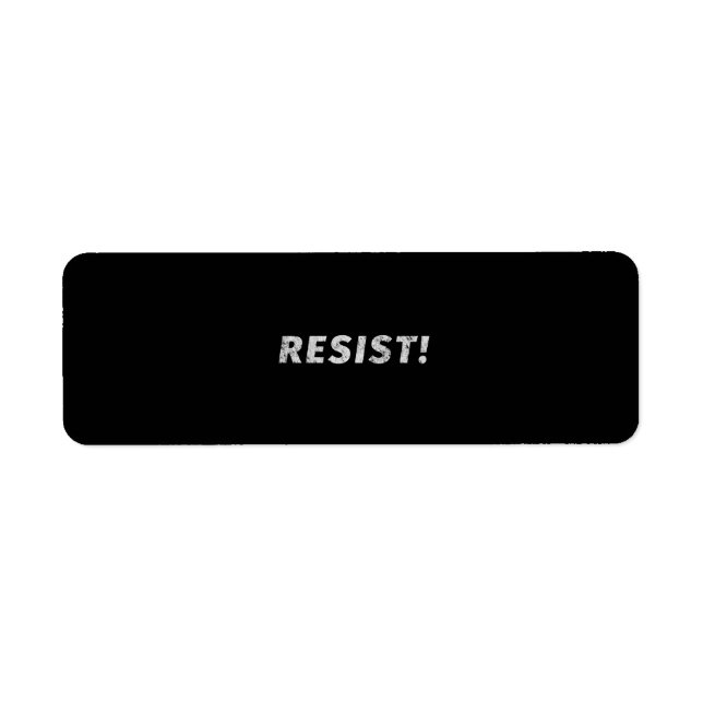 Resist! (Distressed) (Front)