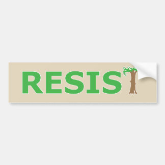 RESIST - Eco version Bumper Sticker