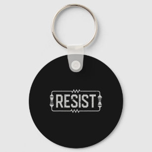 Resist Electrical Engineer Engineering Electronic Key Ring
