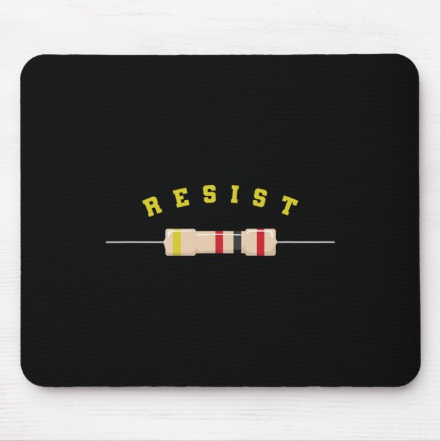 Resist Electronic Component Electronics  Mouse Mat (Front)