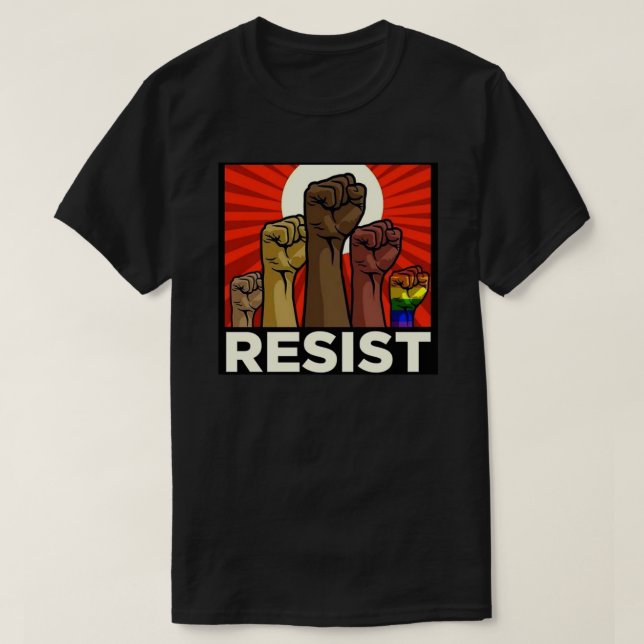RESIST  Essential T-Shirt (Design Front)
