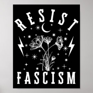 Resist Fascism Long Sleeve  Poster