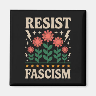 Resist Fascism Protest Trump Anti Trump 14  Magnet