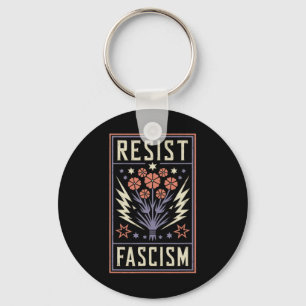 Resist Fascism Protest Trump Anti Trump 2 Key Ring