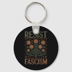 Resist Fascism Protest Trump Anti Trump _3 Key Ring