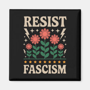 Resist Fascism Protest Trump Anti Trump 5 Magnet