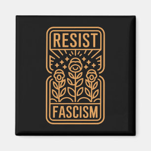 Resist Fascism Protest Trump Anti Trump Magnet