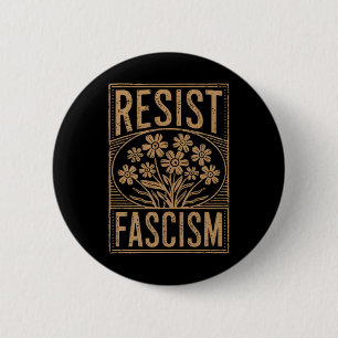 Resist Fascism Protest Trump Anti Trump Premium _3 6 Cm Round Badge