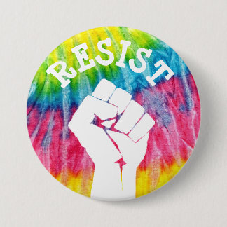 Resist Fist Anti Donald Trump Political Button