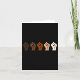 Resist Fist Multi Skin Tone  Card