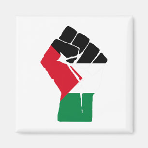 Resist Fist Palestinian Flag - Free Palestine 1  Magnet