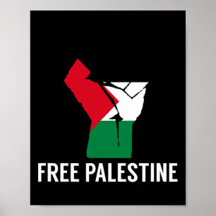 Resist Fist Palestinian Flag - Free Palestine  Poster