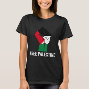 Resist Fist Palestinian Flag - Free Palestine T-Shirt