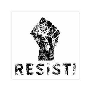 Resist Fist Self-inking Stamp