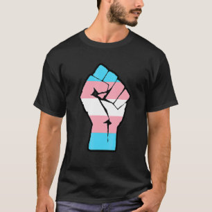 Resist Fist Transgender Flag Trans Pride T-Shirt
