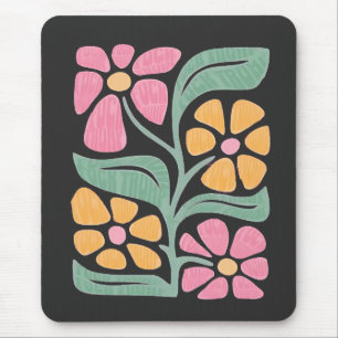 RESIST Floral Anti Trump Political Protest Mouse Mat