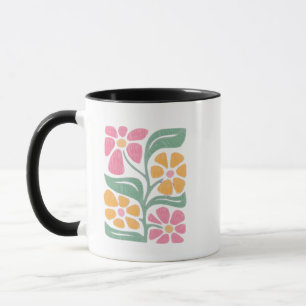 RESIST Floral Anti Trump Political Protest  Mug