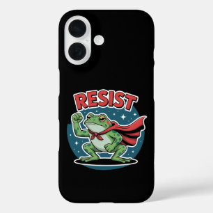 Resist Frog Portland Frog Protest for Men Women iPhone 16 Case