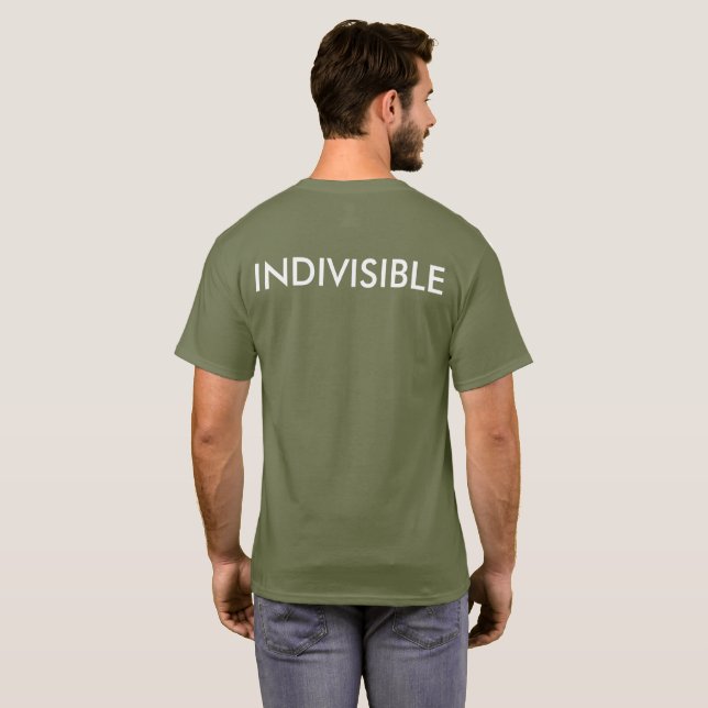 Resist (front) and Indivisible (back) T T-Shirt (Back Full)